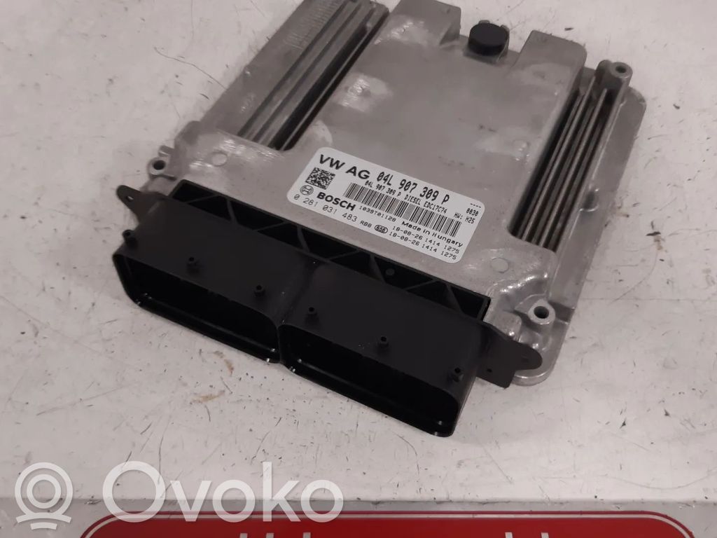 Engine control unit/module   0281031483,04L907309P,DFG,DFGA,DFGADFG