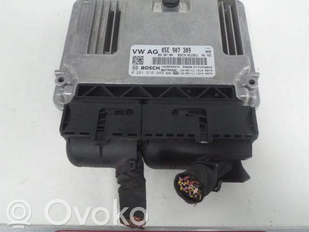 Engine control unit/module   05E907309,0261S16449,05E906018A,DAD,DADA,DADADAD