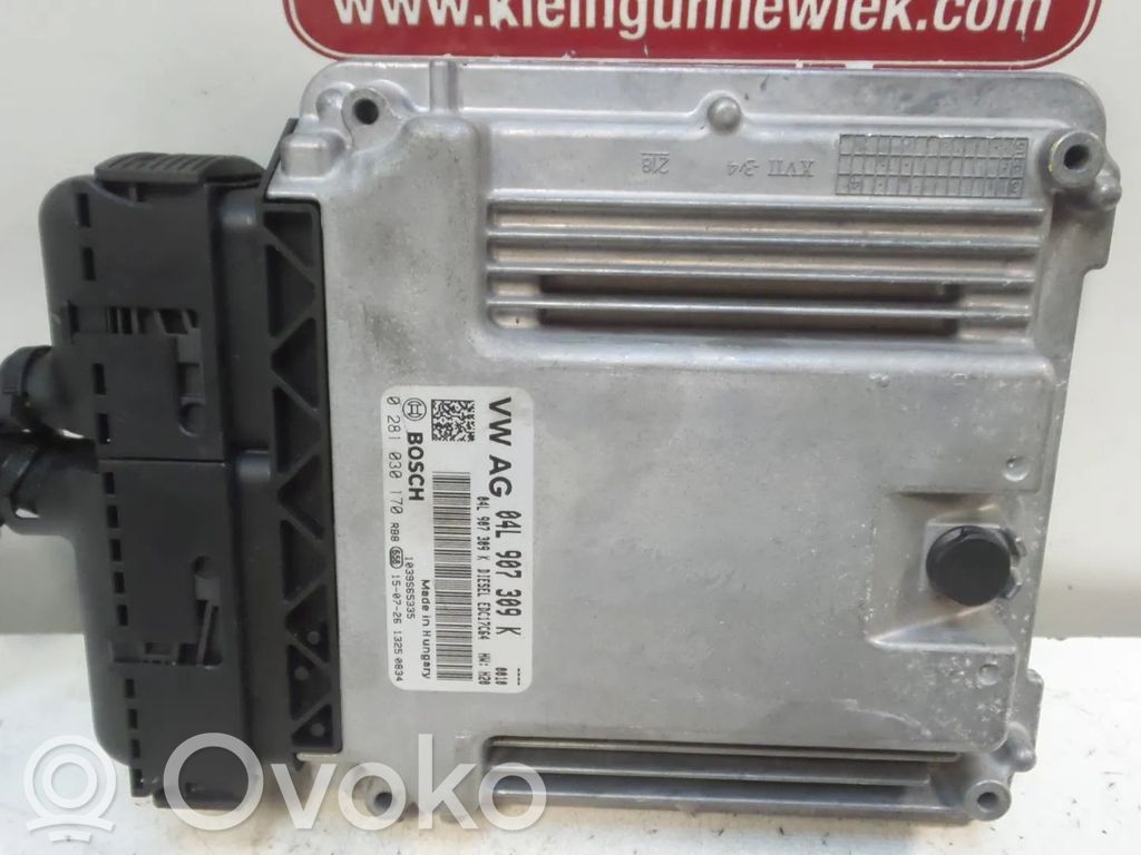 Engine control unit/module   04L907309K,0281030170,CUU,CUUD,CUUDCUU