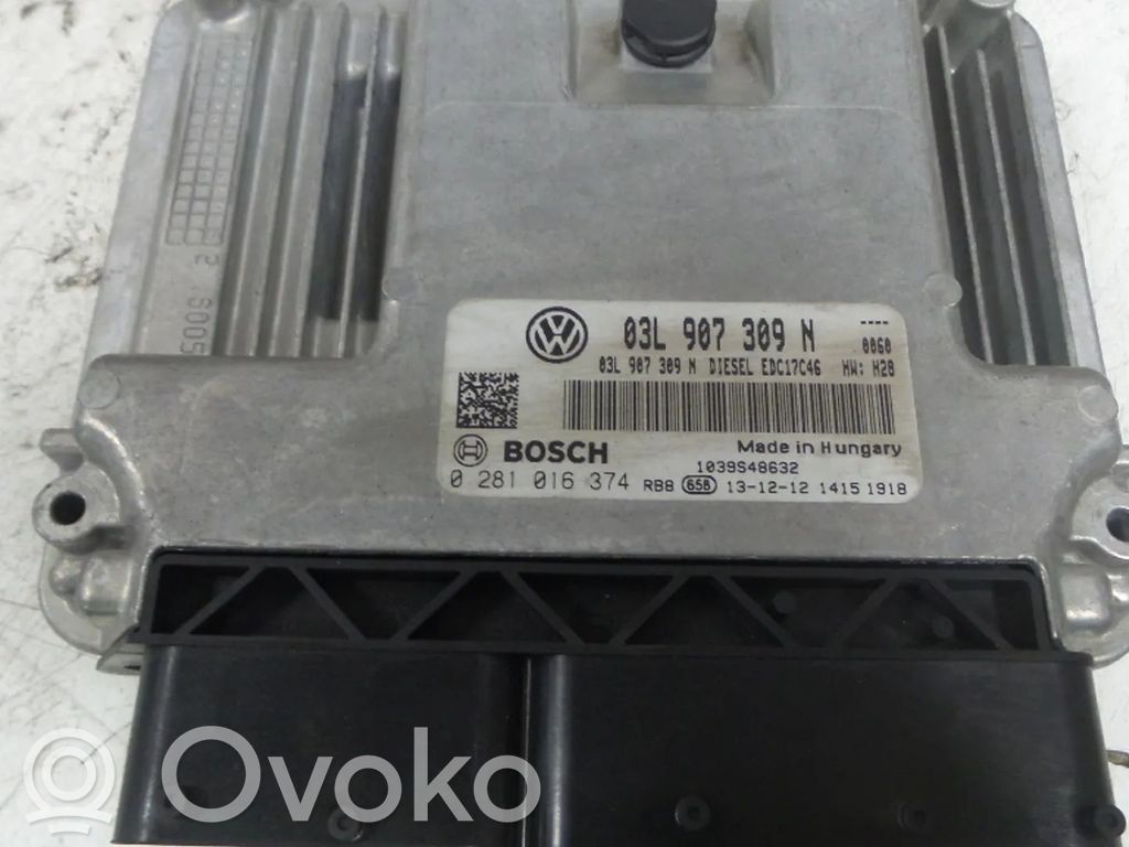 Volkswagen Touran II Calculateur moteur ECU 