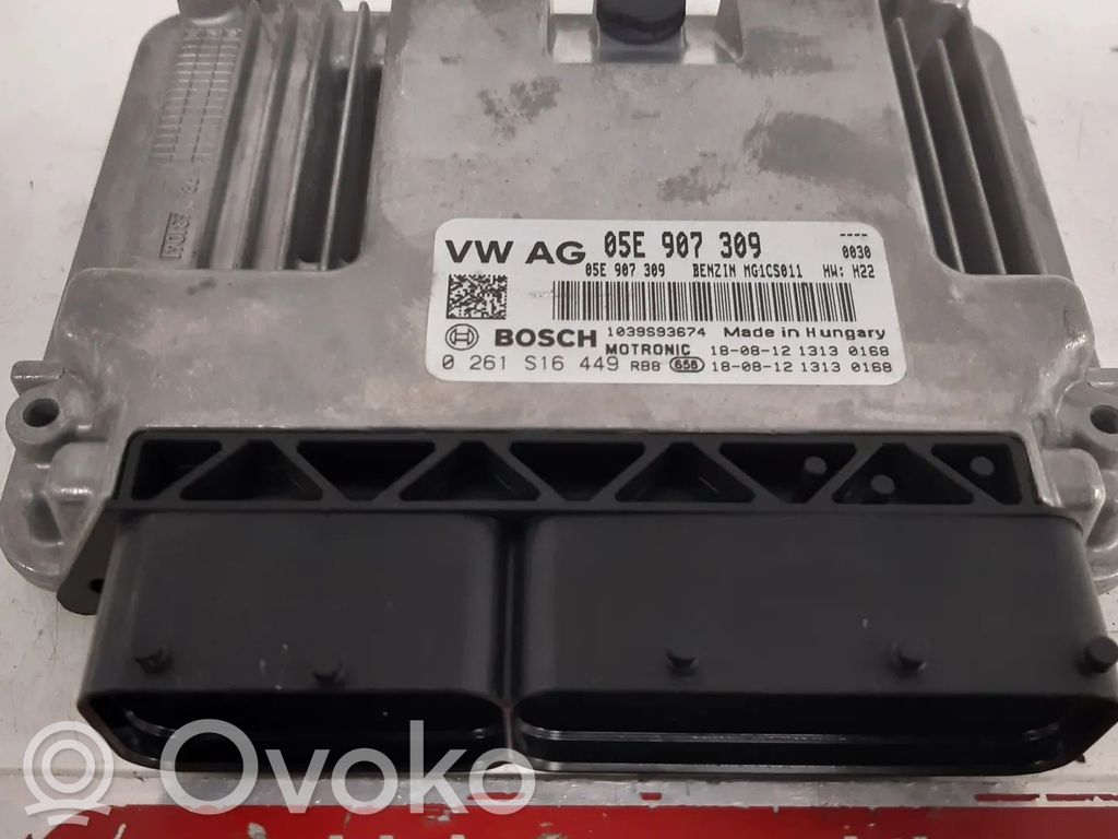 Engine control unit/module   05E907309,0261S16449,05E906018A,DAD,DADA,DADADAD