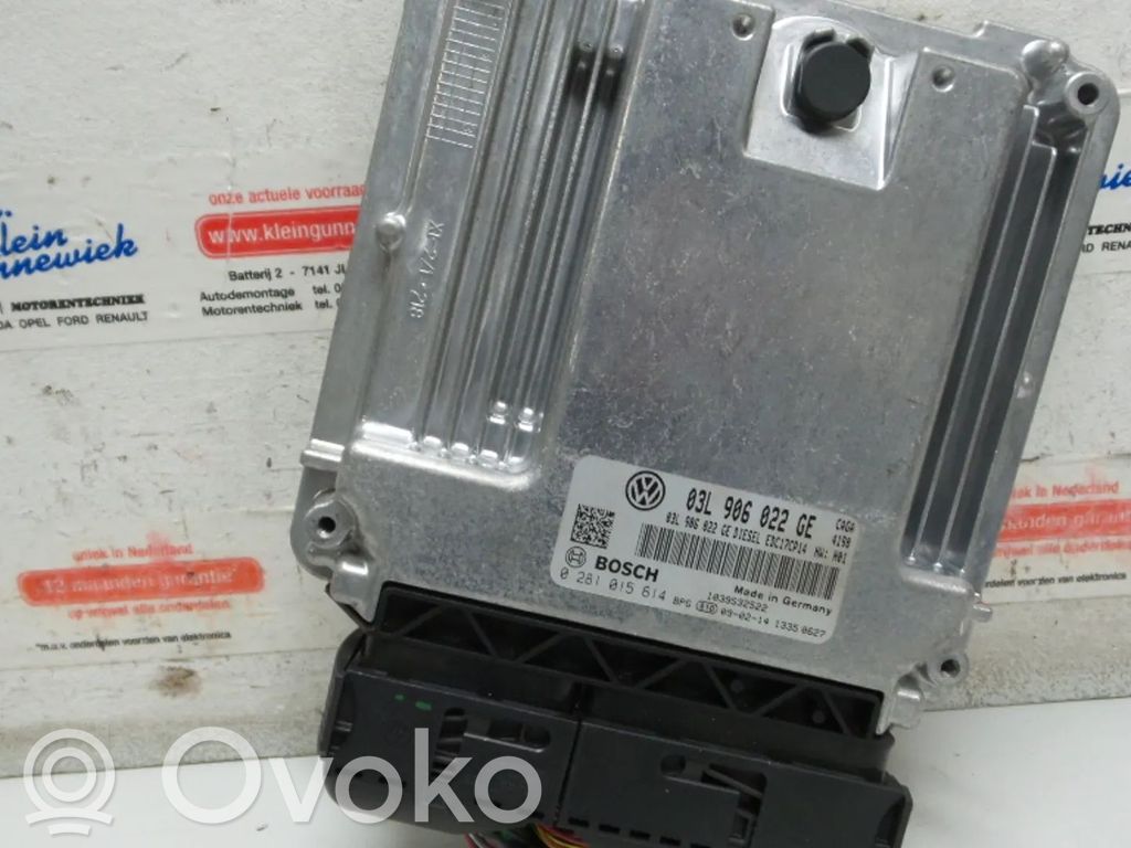 Engine control unit/module   03L906022GE,0281015614,CAG,CAGA,CAGACAG