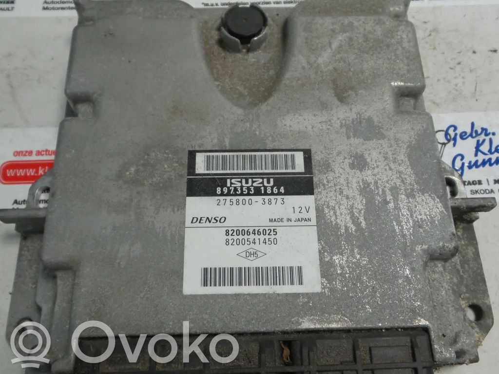 Renault Vel Satis Engine control unit/module 