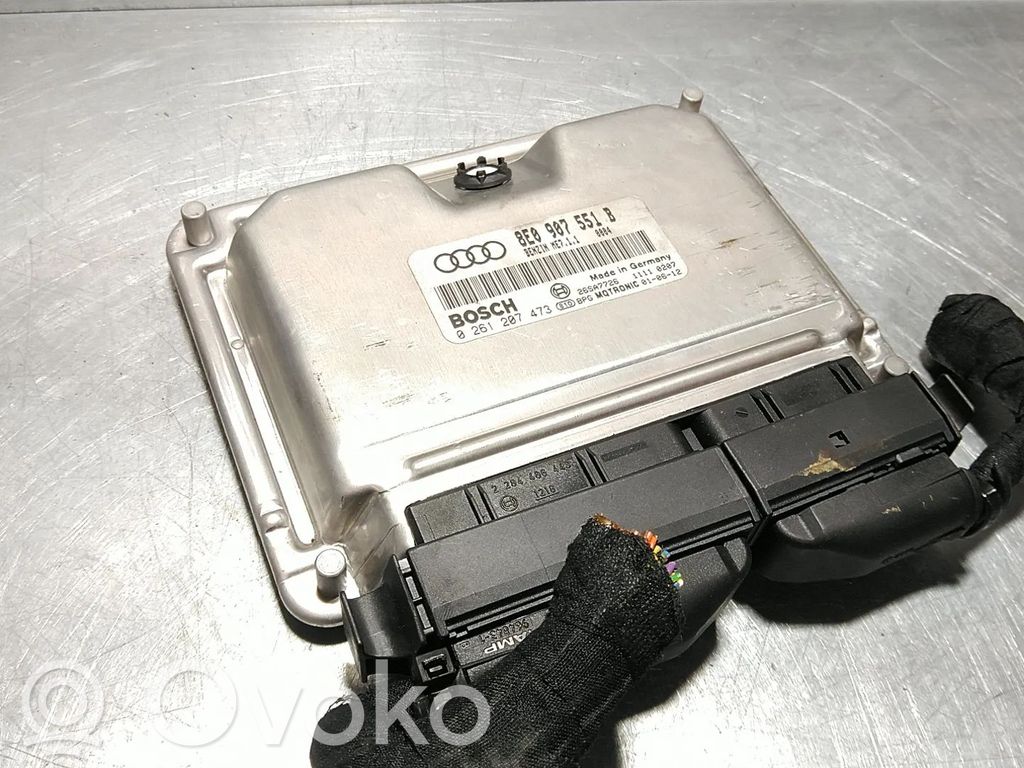 Engine control unit/module   8E0907551B,0261207473,ASN