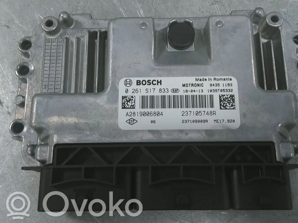 Engine control unit/module   0261S17833,237105748R,237107788R,A2819001403,H4D400