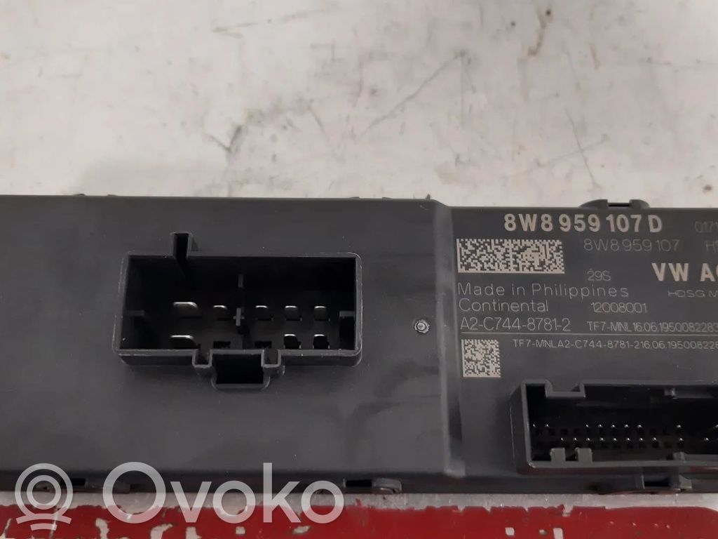 Autres unités de commande / modules   8W8959107D,8W8959107B,9A795910700,EASA,PAB959107