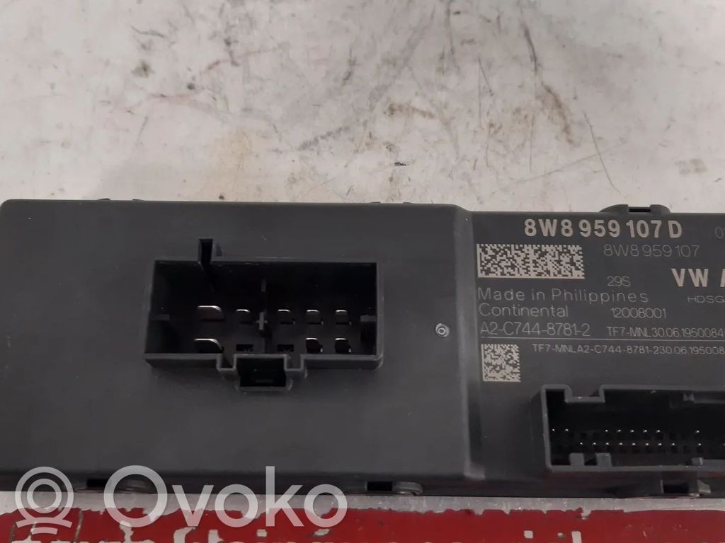 Muut ohjainlaitteet/moduulit   8W8959107D,8W8959107B,9A795910700,EASA,PAB959107
