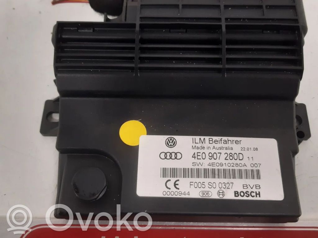 Citu veidu vadības bloki / moduļi   4E0907280D,BVJ