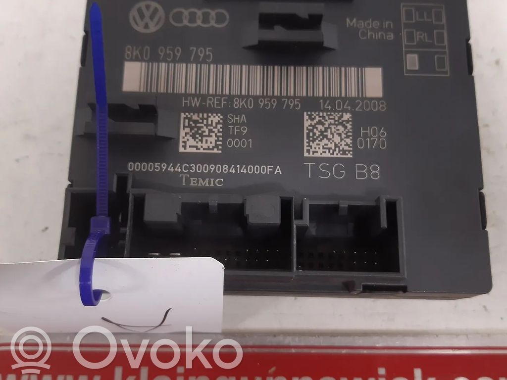 Audi A4 S4 B8 8K Other control units/modules 