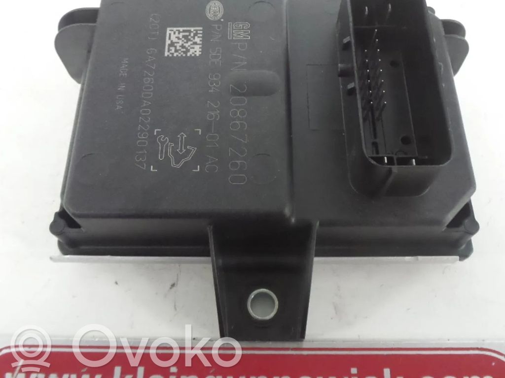 Opel Astra J Unité de commande / module de pompe à carburant 