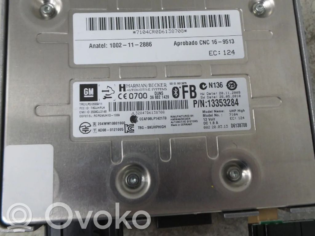Opel Astra J Autres unités de commande / modules 