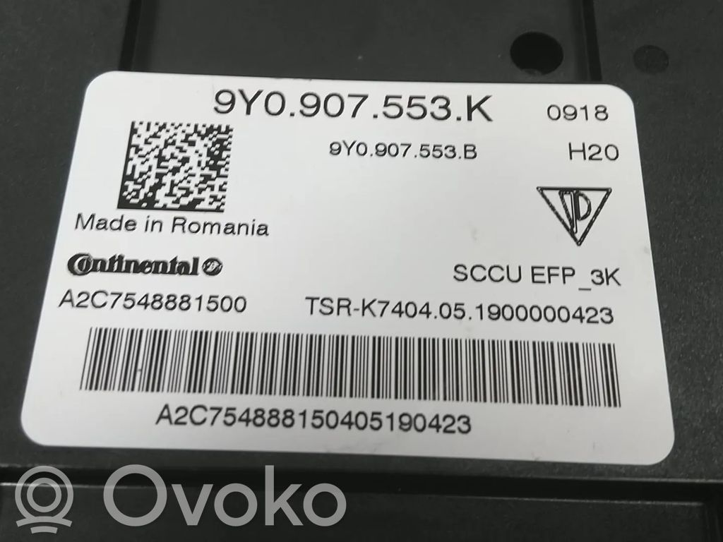 Porsche Cayenne (9Y0 9Y3) Sterownik / Moduł zawieszenia pneumatycznego 