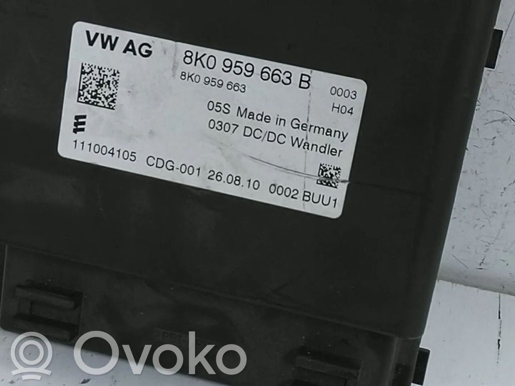 Autres unités de commande / modules   8K0959663B,8K0959663F,CAHA