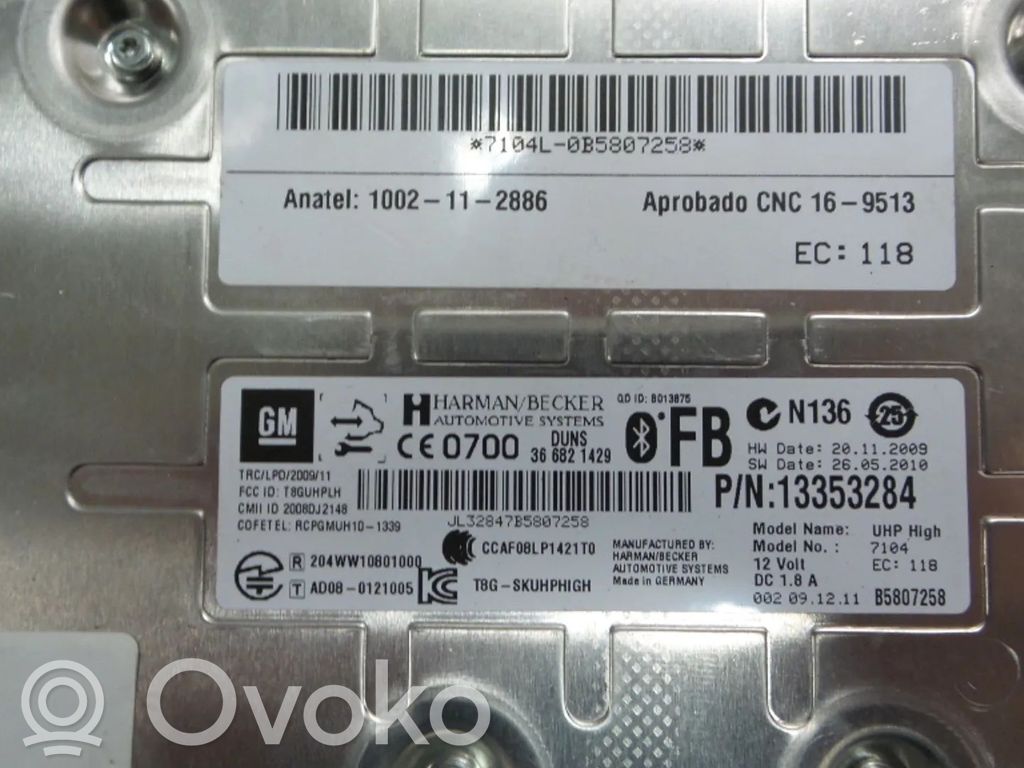 Opel Meriva B Autres unités de commande / modules 