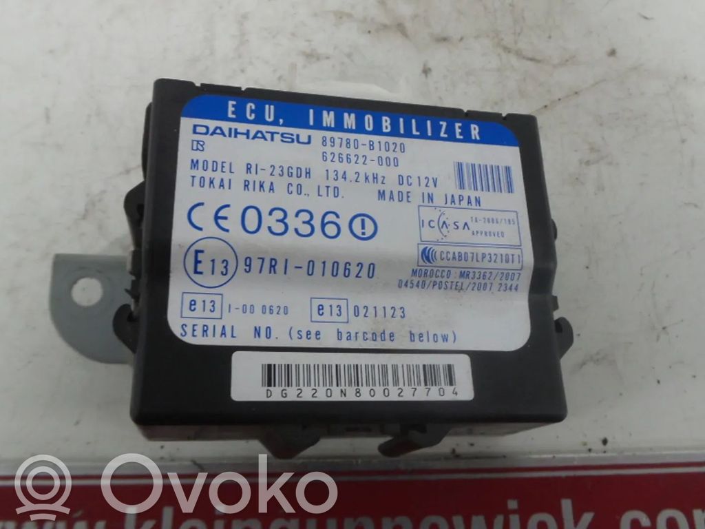 Daihatsu Sirion Otras unidades de control/módulos 