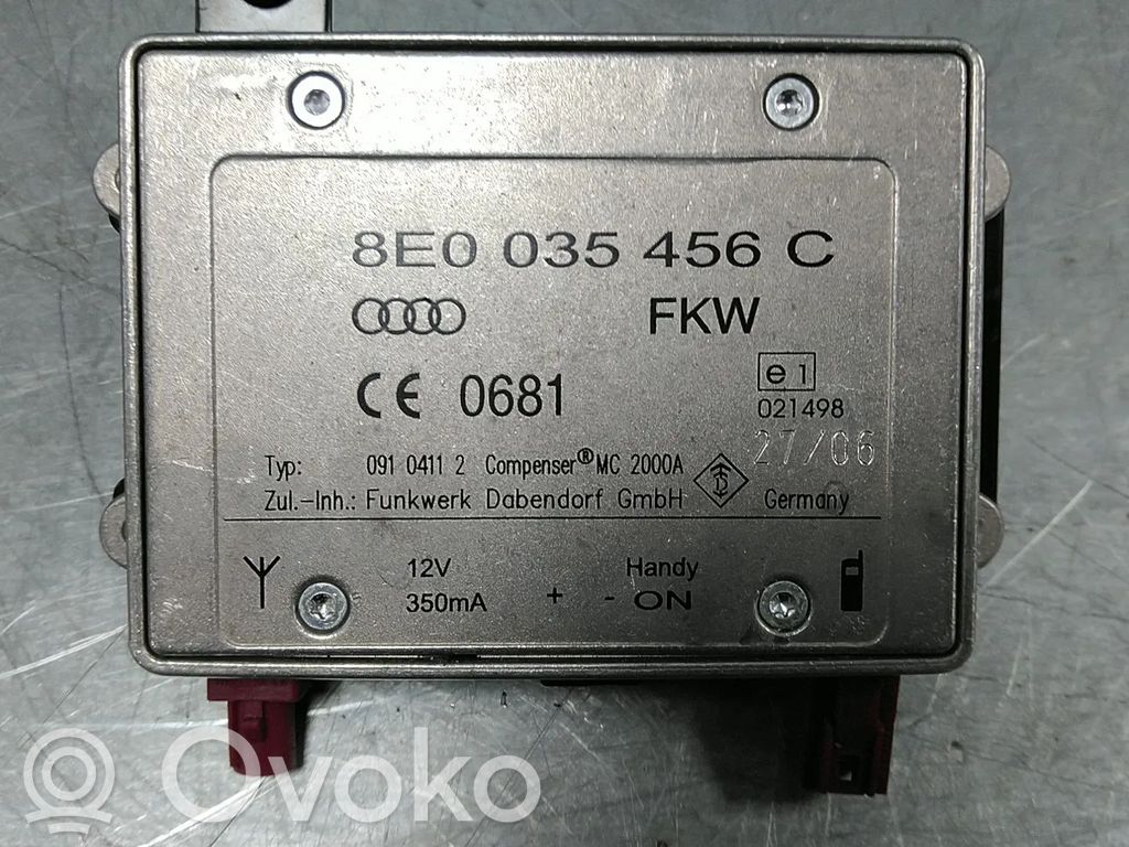Audi A4 S4 B6 8E 8H Kiti valdymo blokai/ moduliai 