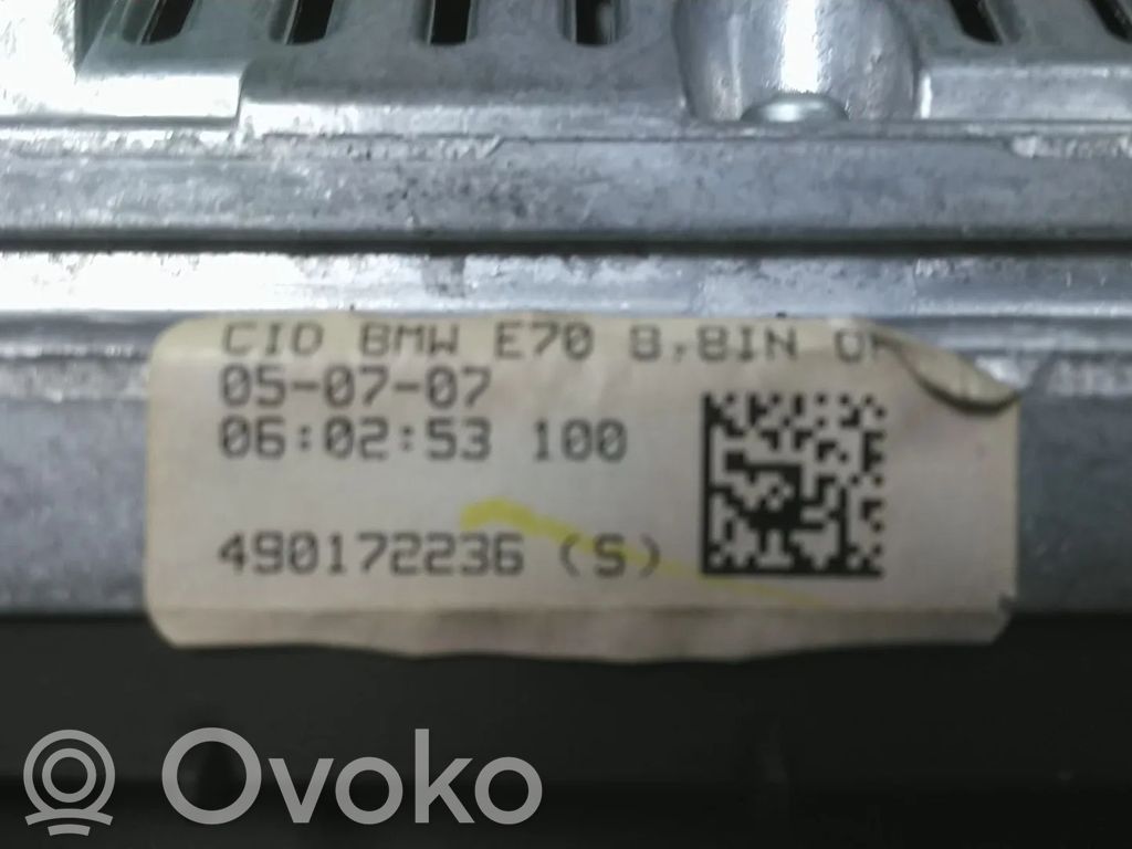 BMW X5 E70 Ecran/afișaj/ecran mic 