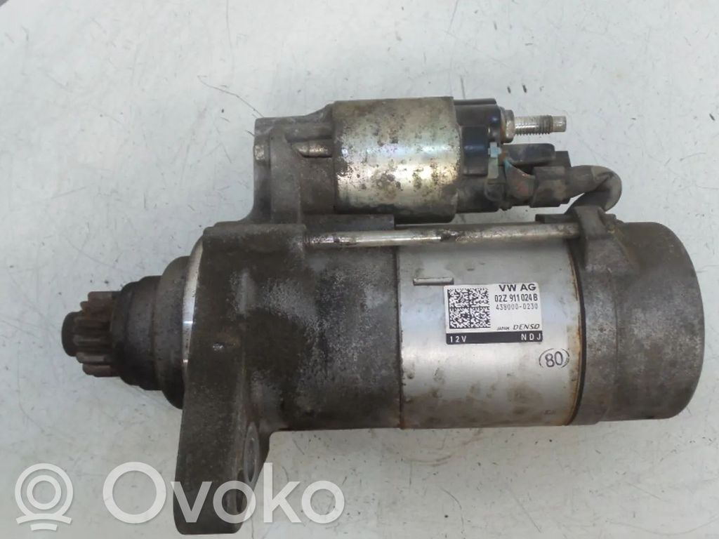 Motor de arranque   02Z911024B,02Z911021K,02Z911021KX,02Z911024BX,02Z911024L,02Z911024LX