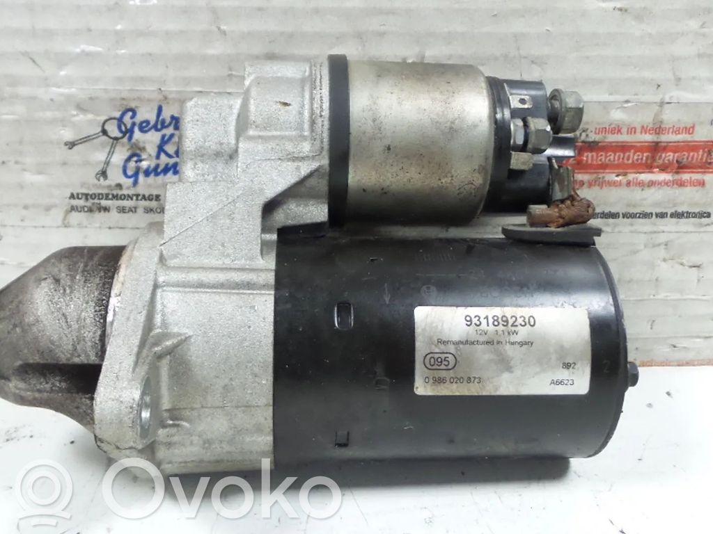 Motor de arranque   93189230,0986020873