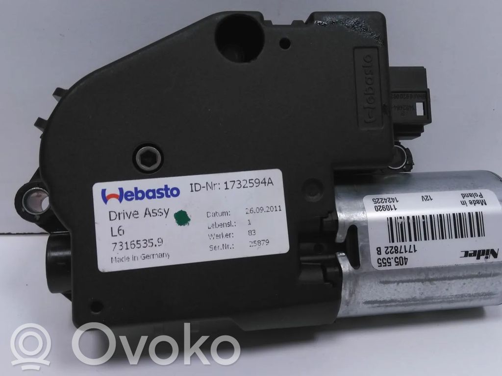 BMW 7 F01 F02 F03 F04 Motor/actuator trapă 