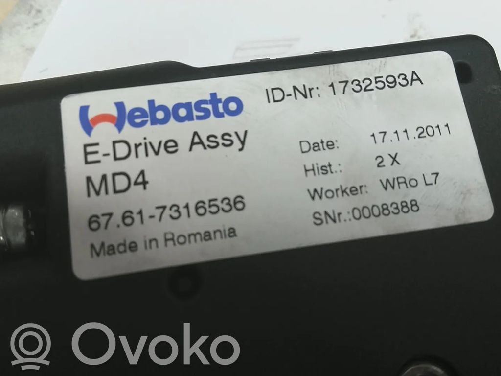 BMW 1 F20 F21 Motor/actuator trapă 