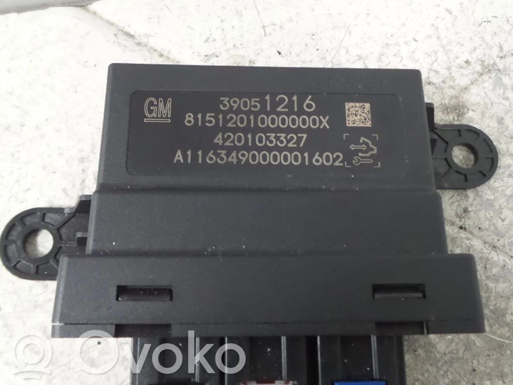 Vauxhall Astra K Other control units/modules 