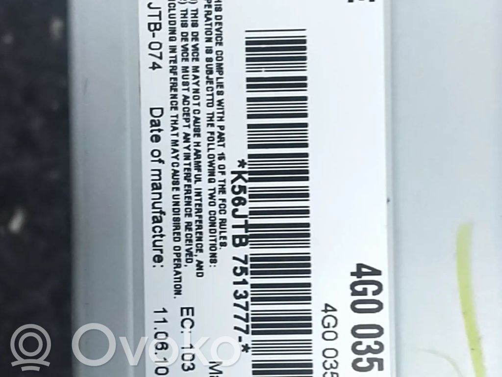 Audi A4 S4 B8 8K Panel / Radioodtwarzacz CD/DVD/GPS 