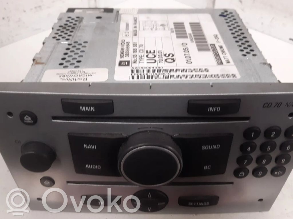 Opel Meriva A Unità di navigazione lettore CD/DVD
