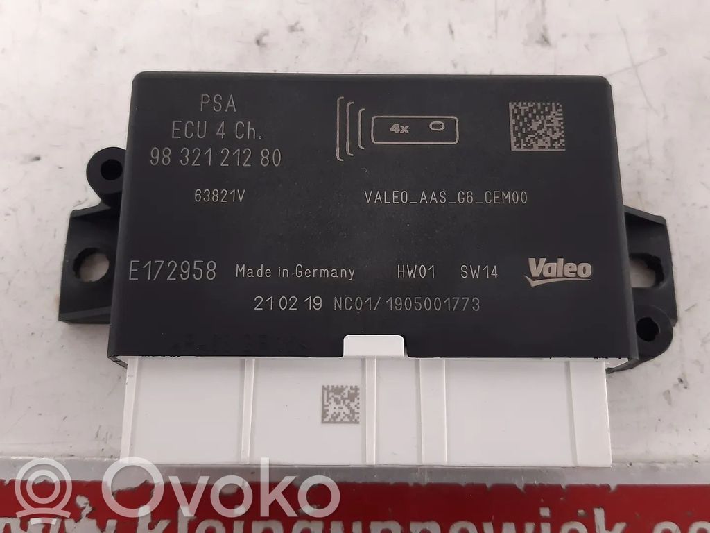 Citroen C4 Cactus Parking PDC control unit/module 