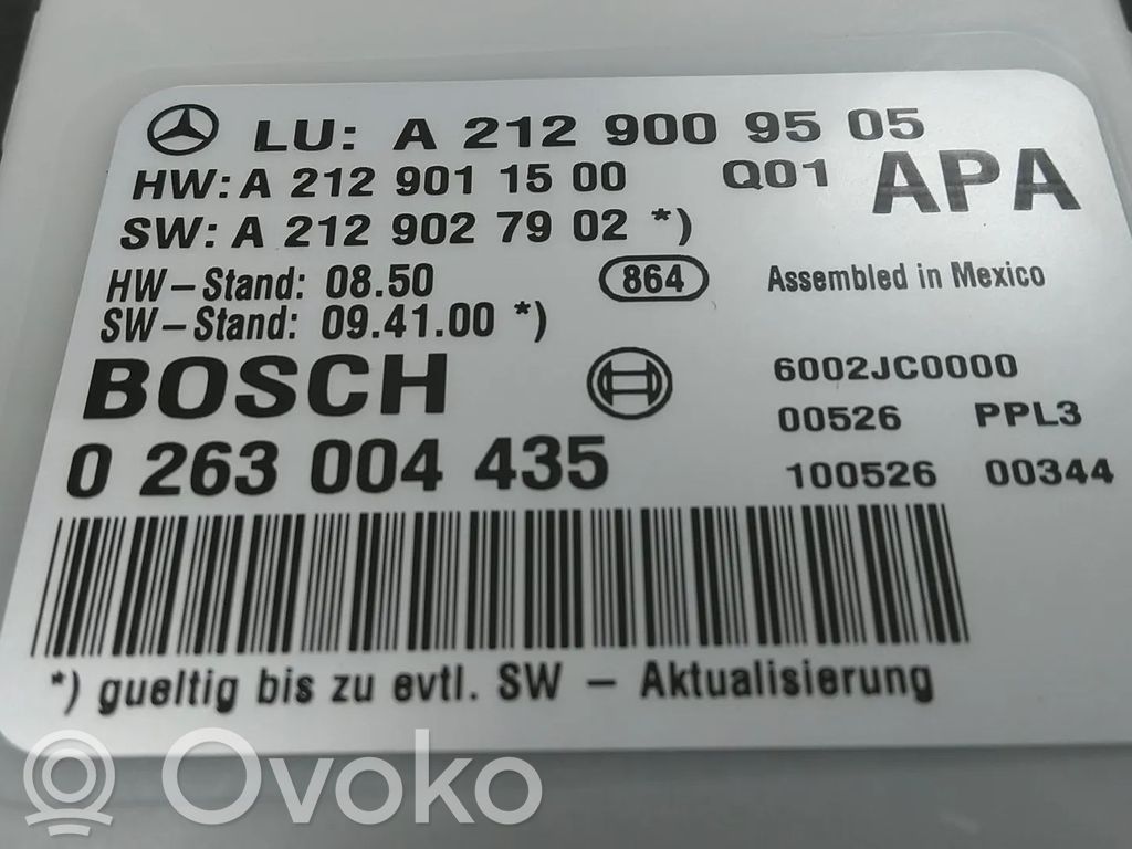 Mercedes-Benz E W212 Sterownik / Moduł parkowania PDC 
