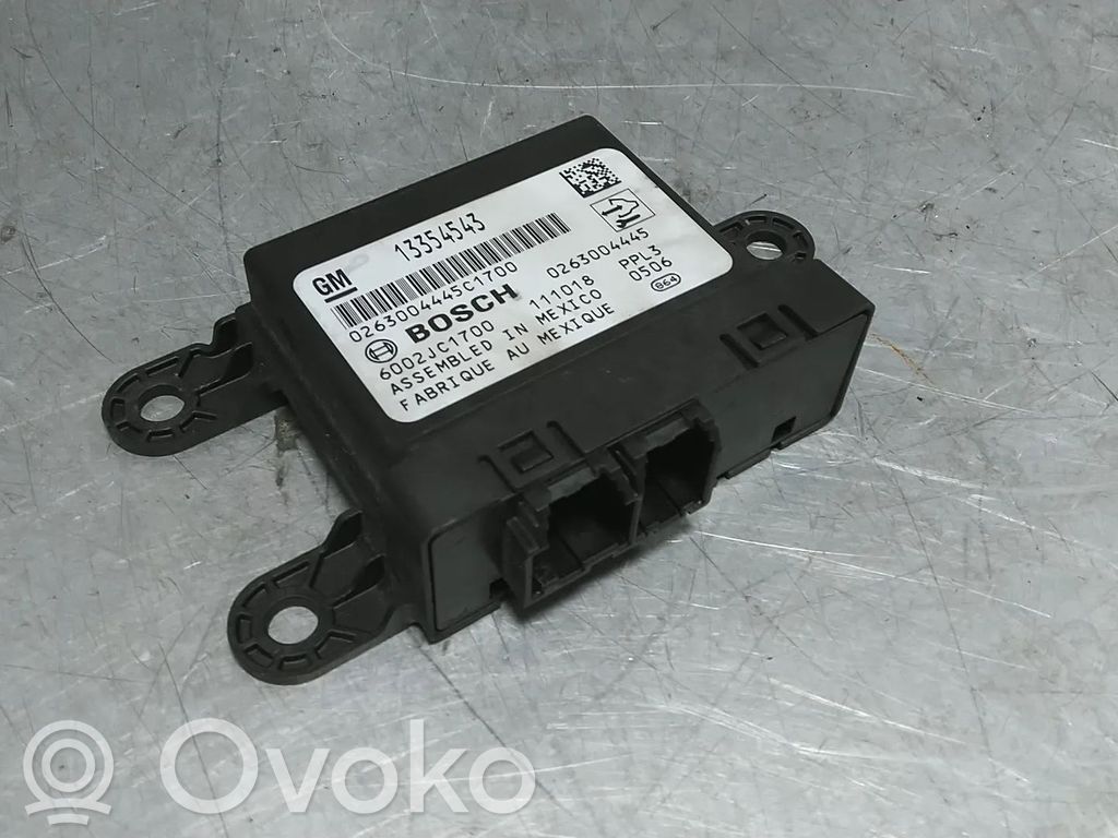 Opel Astra J Unitate/modul de comandă parcare PDC 