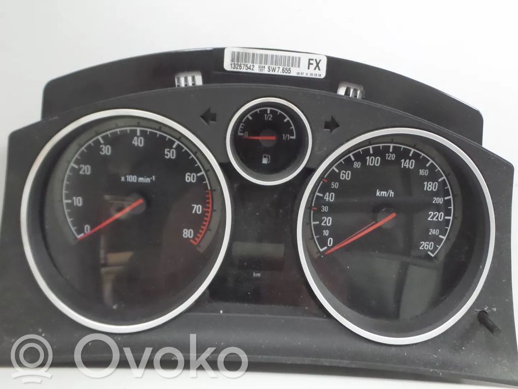Opel Astra H Vitezometru (grup de instrumente) 