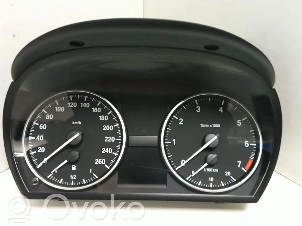 BMW 3 E90 E91 Speedometer (instrument cluster) 