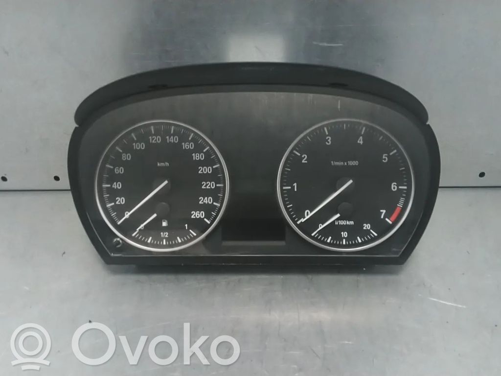 BMW 3 E90 E91 Spidometrs (instrumentu panelī) 