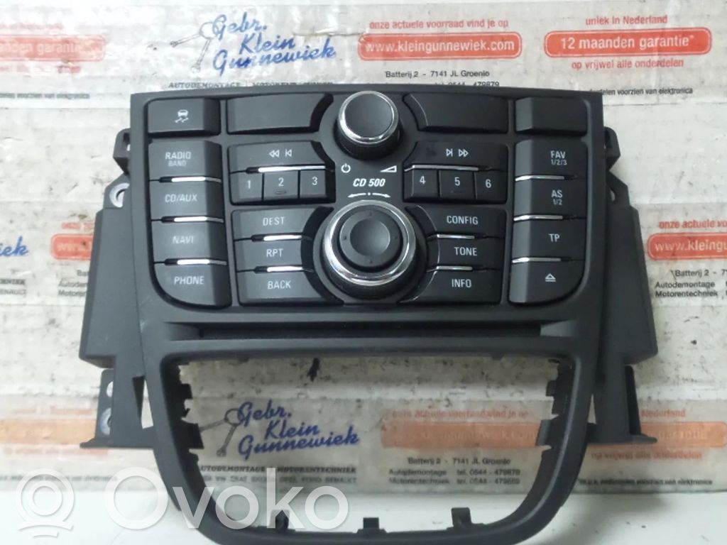 Opel Astra J Otros repuestos del interior 