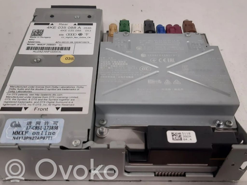 Unidad central de control multimedia   4KE035088A,4K0035088A,4K0035088D