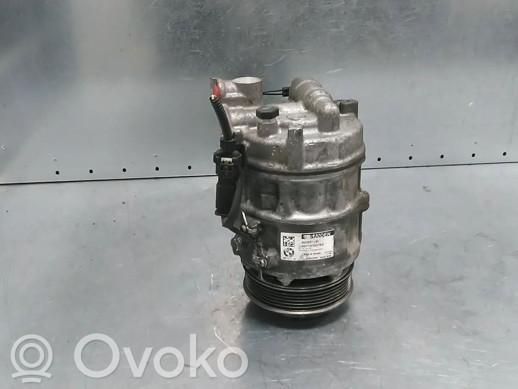 BMW 5 G30 G31 G38 Kompresor / Sprężarka klimatyzacji A/C 