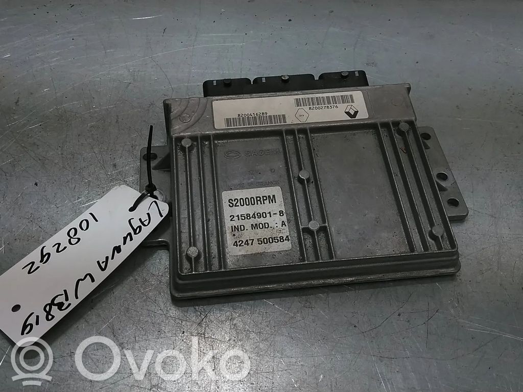 Renault Laguna II Engine control unit/module 