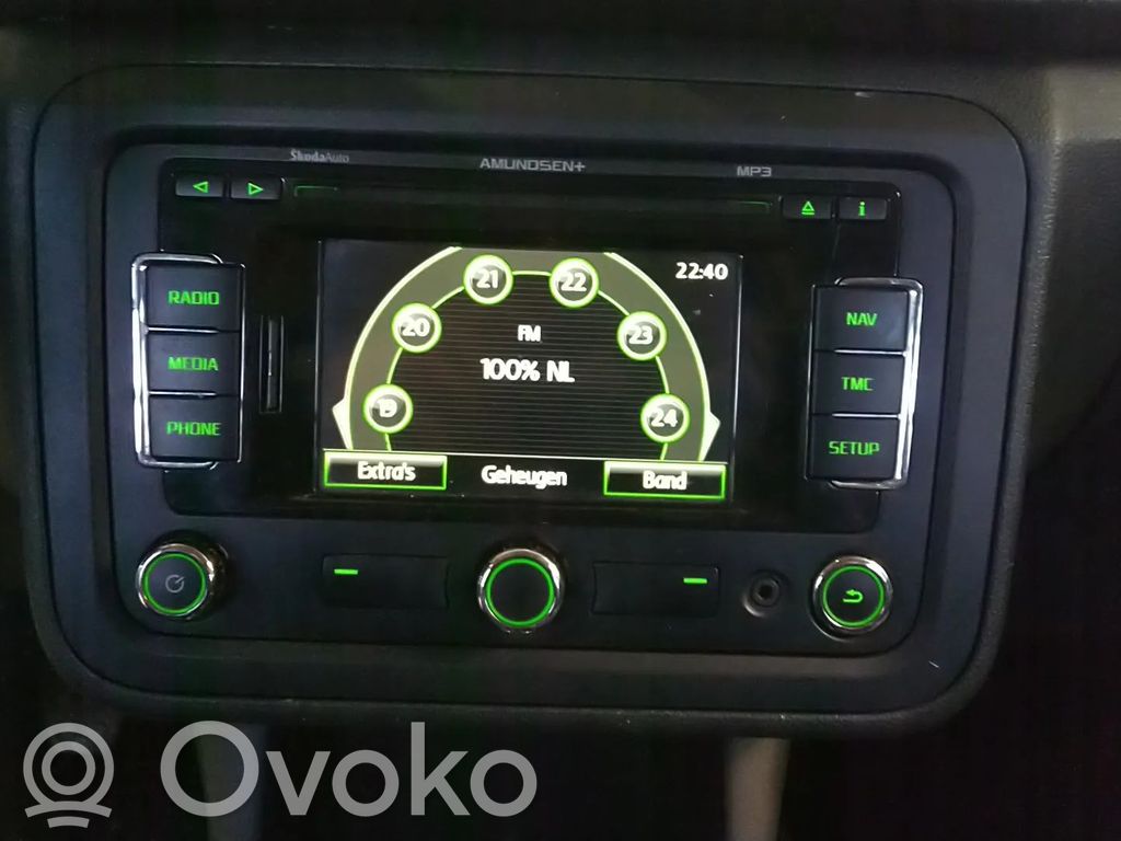 Skoda Fabia Mk2 (5J) Unité de navigation Lecteur CD / DVD 