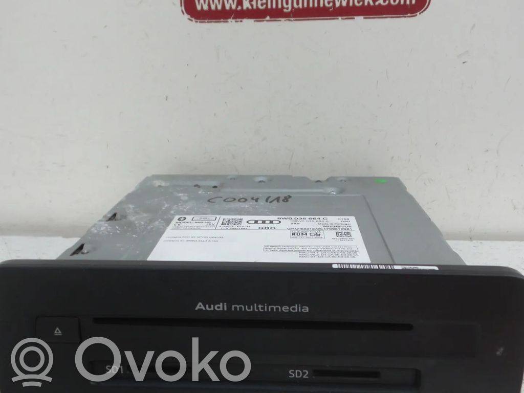 Bedieneinheit Controller Multimedia   8W0035664C