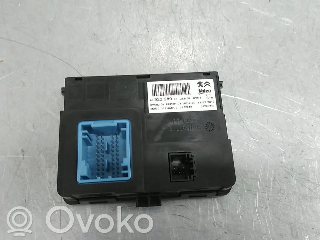Opel Combo E Air conditioning/heating control unit 