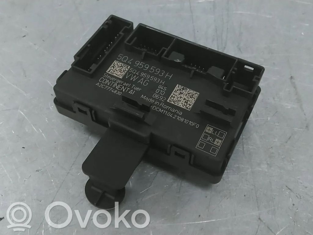 Unité de commande module de porte   5Q4959593H