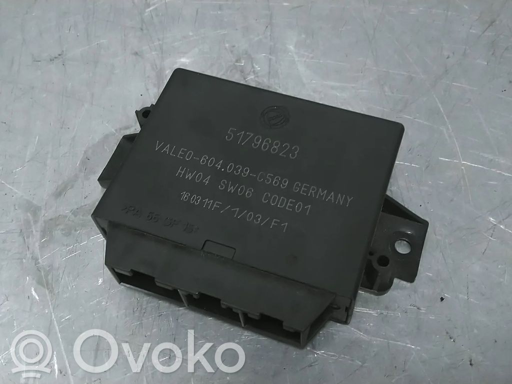 Fiat 500 Unité de commande, module PDC aide au stationnement 