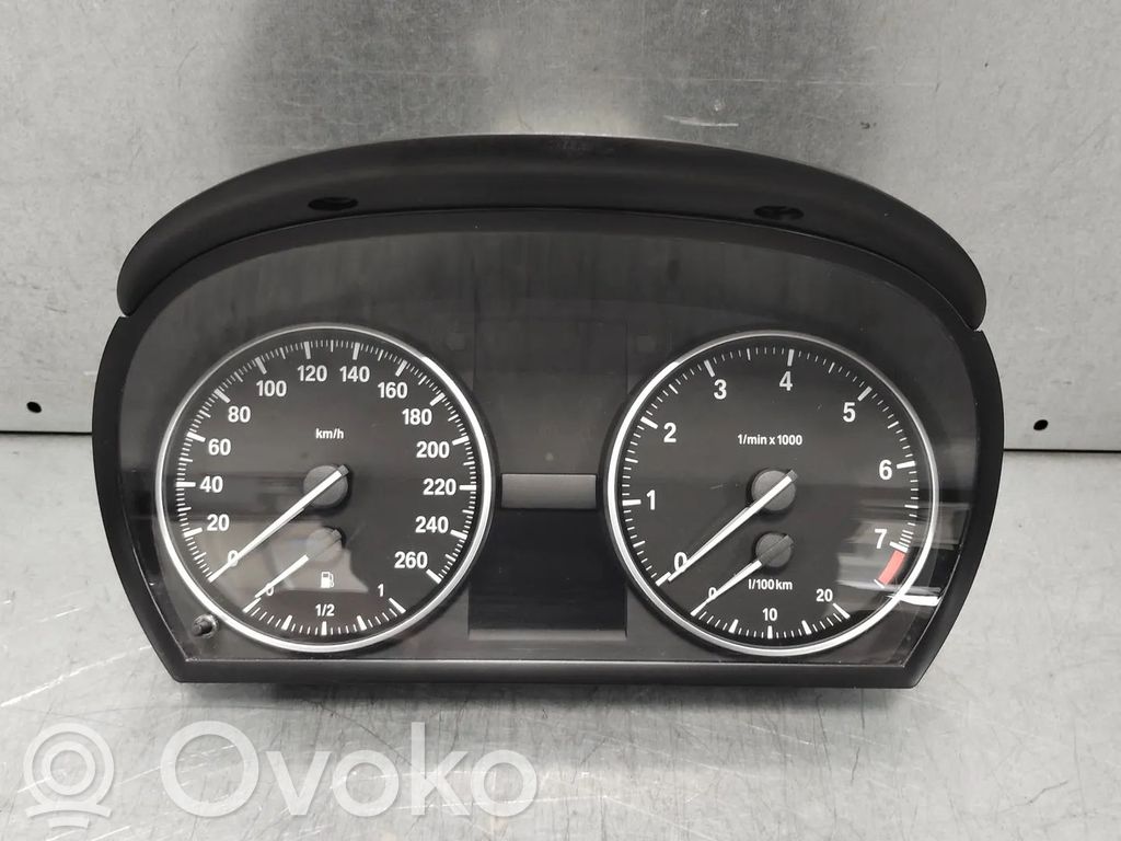 BMW 3 E90 E91 Speedometer (instrument cluster) 