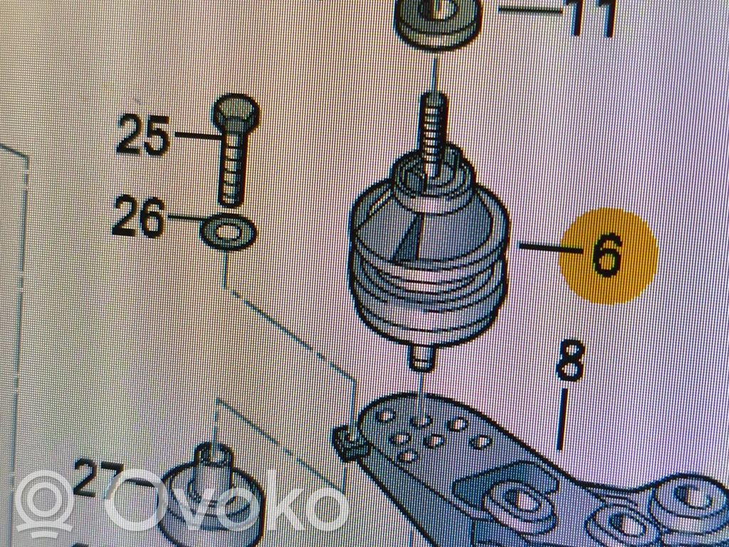 Audi A4 S4 B6 8E 8H Soporte de montaje del motor 