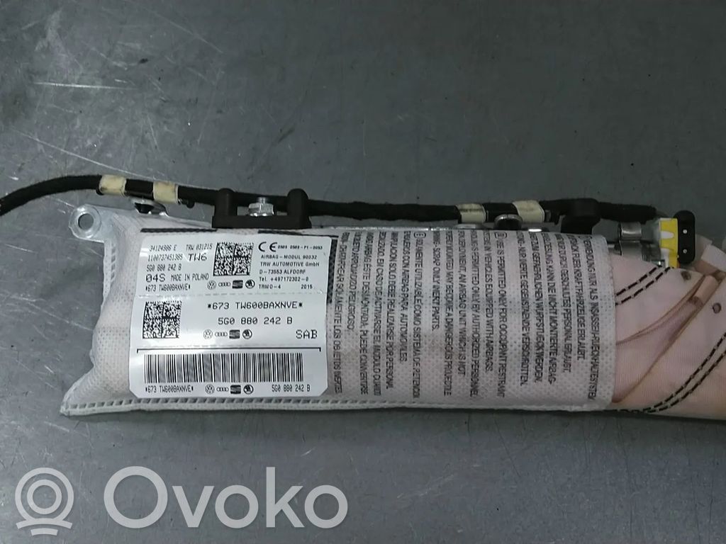 Volkswagen Golf VII Airbag del asiento 