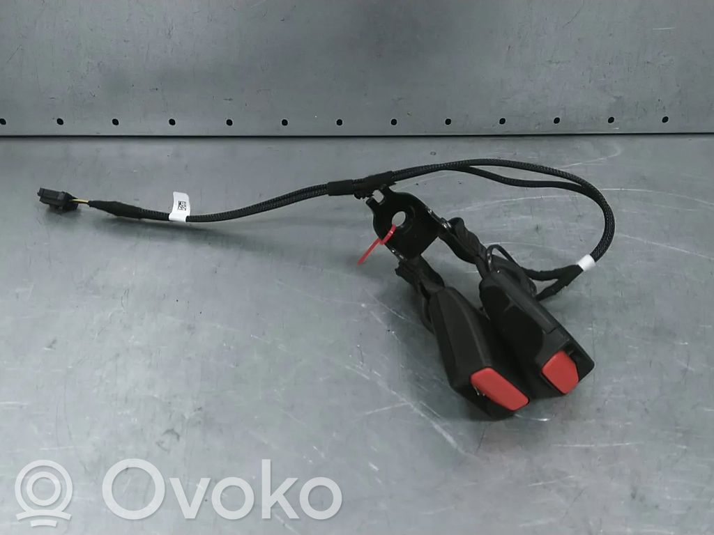 Opel Corsa F Fibbia della cintura di sicurezza posteriore 