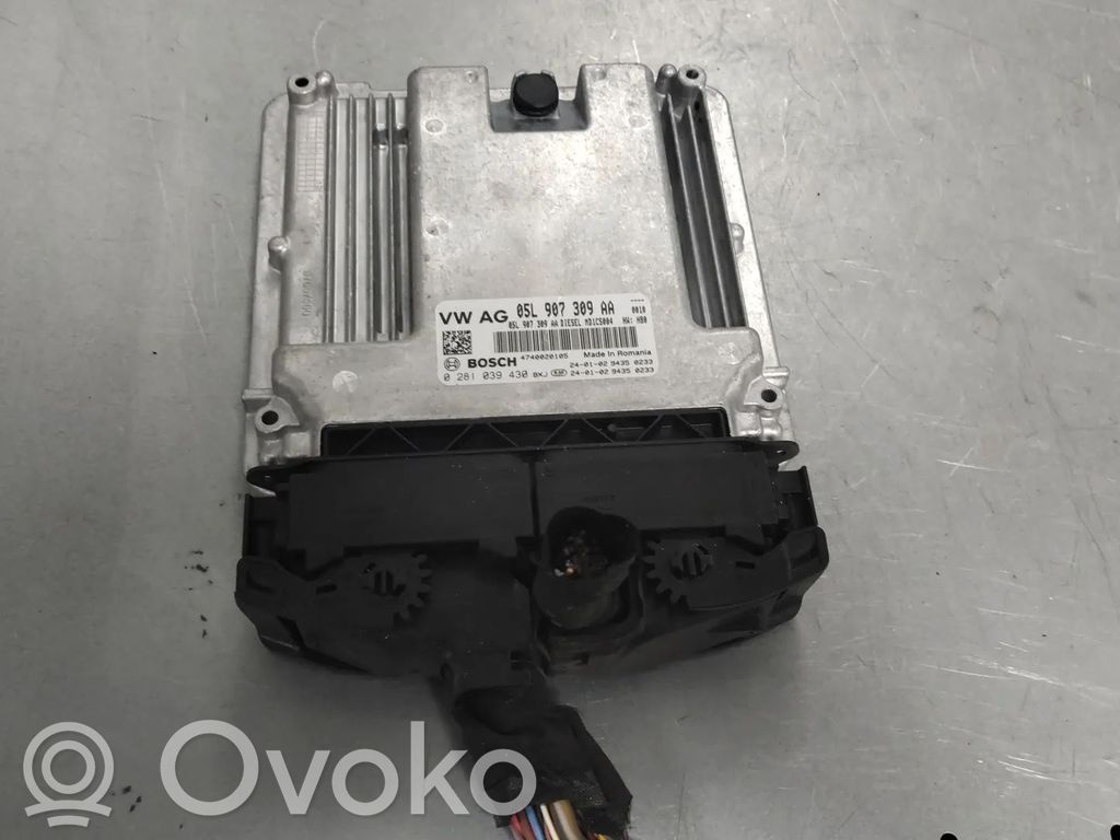Engine control unit/module   05L907309AA,0281039430,05L906022KN,DTRC