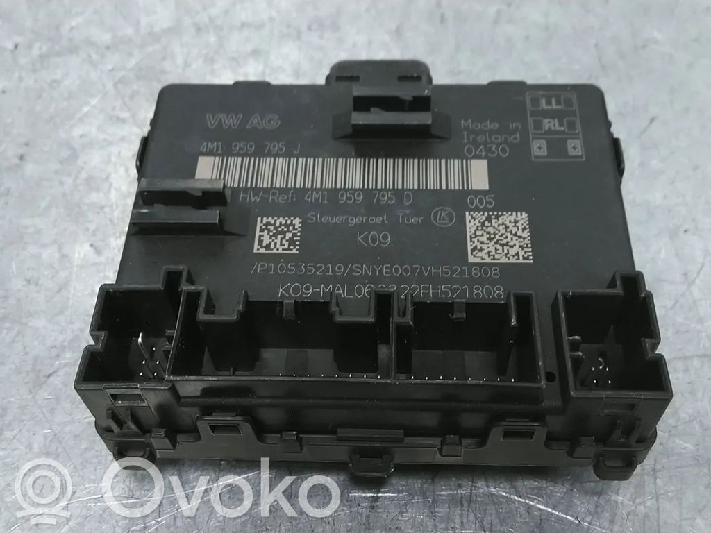 Unité de commande module de porte   4M1959795J,4M1959795D