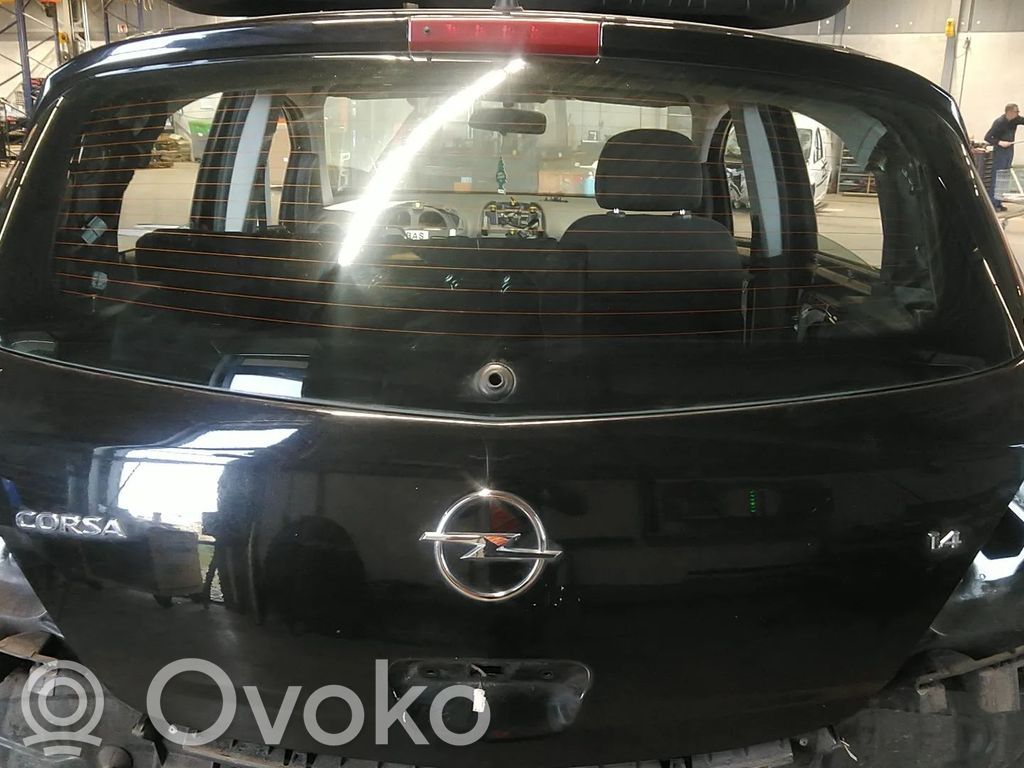 Opel Corsa D Tylna klapa bagażnika 